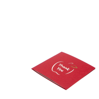 Thank You Teacher Pop-Up Thank You Greeting Card Blank Inside