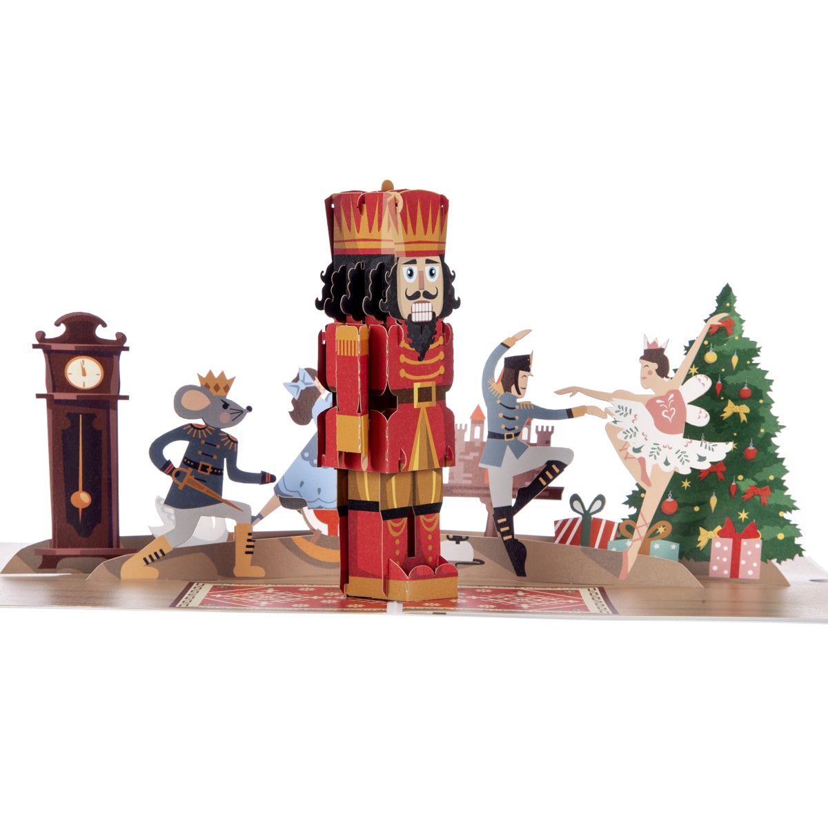 The Nutcracker Ballet Pop-Up Christmas Greeting Card