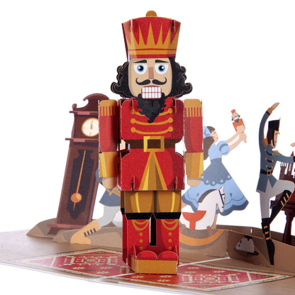 The Nutcracker Ballet Pop-Up Christmas Greeting Card