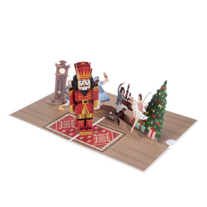The Nutcracker Ballet Pop-Up Christmas Greeting Card