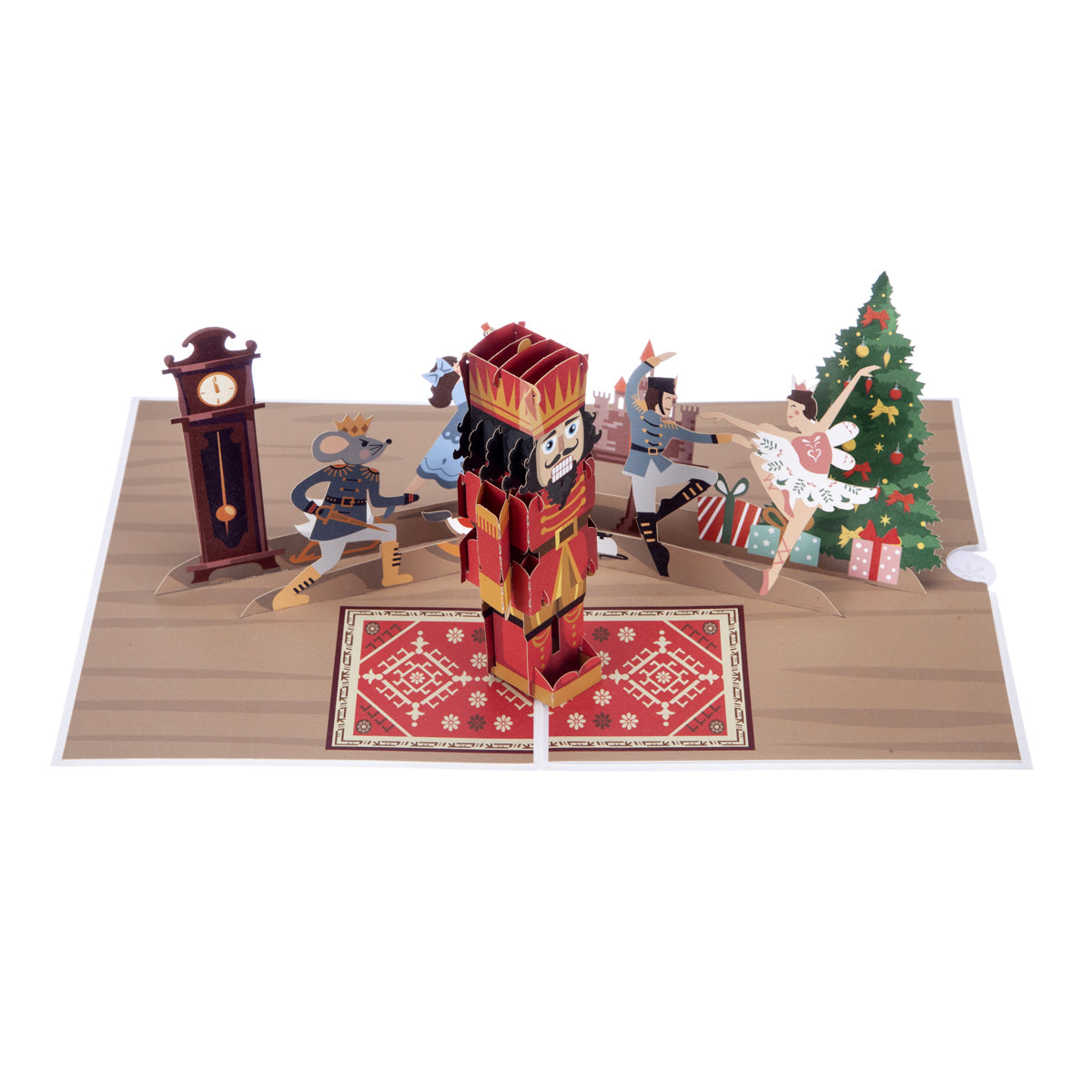 The Nutcracker Ballet Pop-Up Christmas Greeting Card