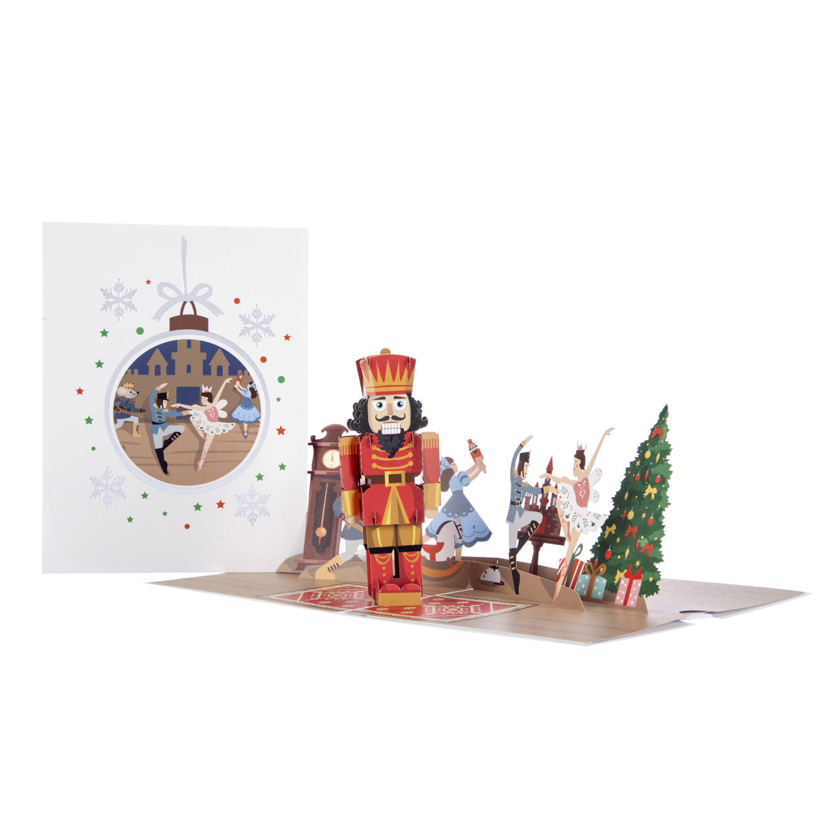 The Nutcracker Ballet Pop-Up Christmas Greeting Card