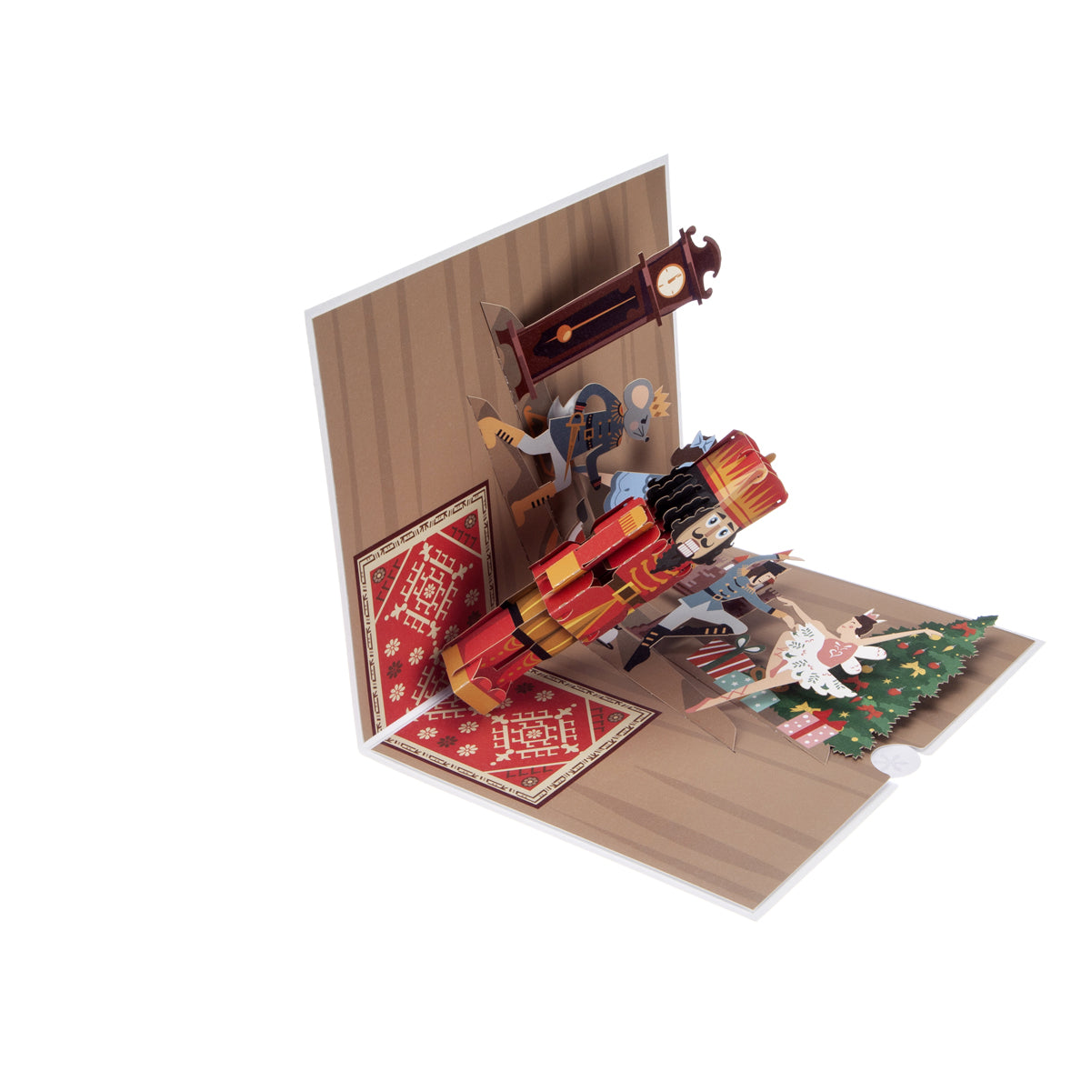 The Nutcracker Ballet Pop-Up Christmas Greeting Card