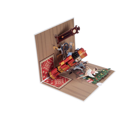 The Nutcracker Ballet Pop-Up Christmas Greeting Card