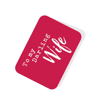 To My Darling Wife Happy Easter Spring Celebration Pop Up Greeting Card