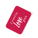 I Really Love You Red Tag