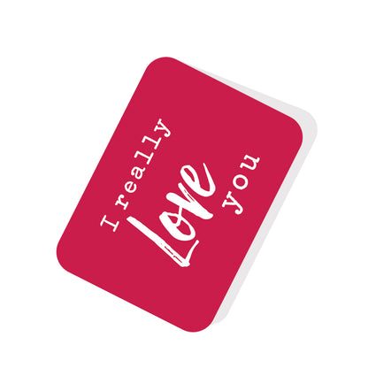 With Love I Really Love You Pop Up Card