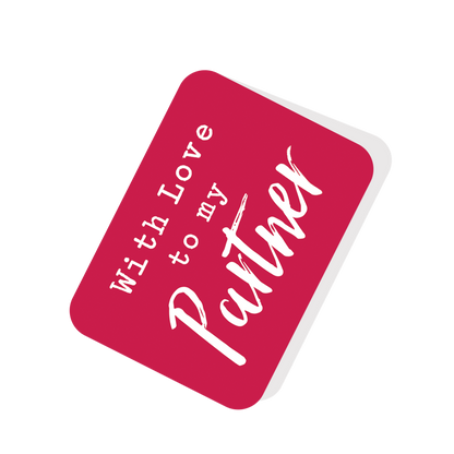 With Love To My Partner Happy Easter Spring Celebration Pop Up Greeting Card