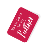 With Love to my Partner Red Tag