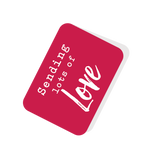 Sending lots of Love Red Tag