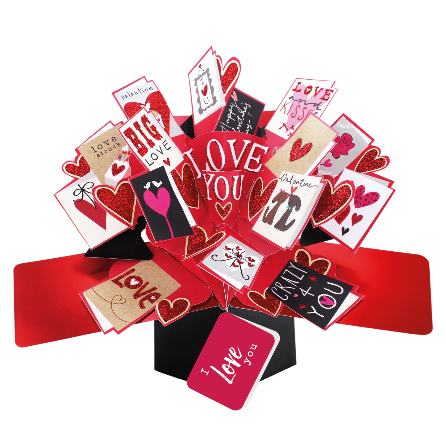 Love You Valentine I Love You Valentine's Pop Up Card