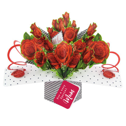 With Love For A Very Special Mum Pop Up Card