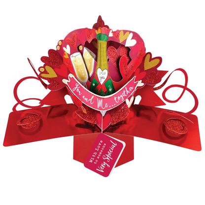 To Someone Very Special You & Me Pop Up Card