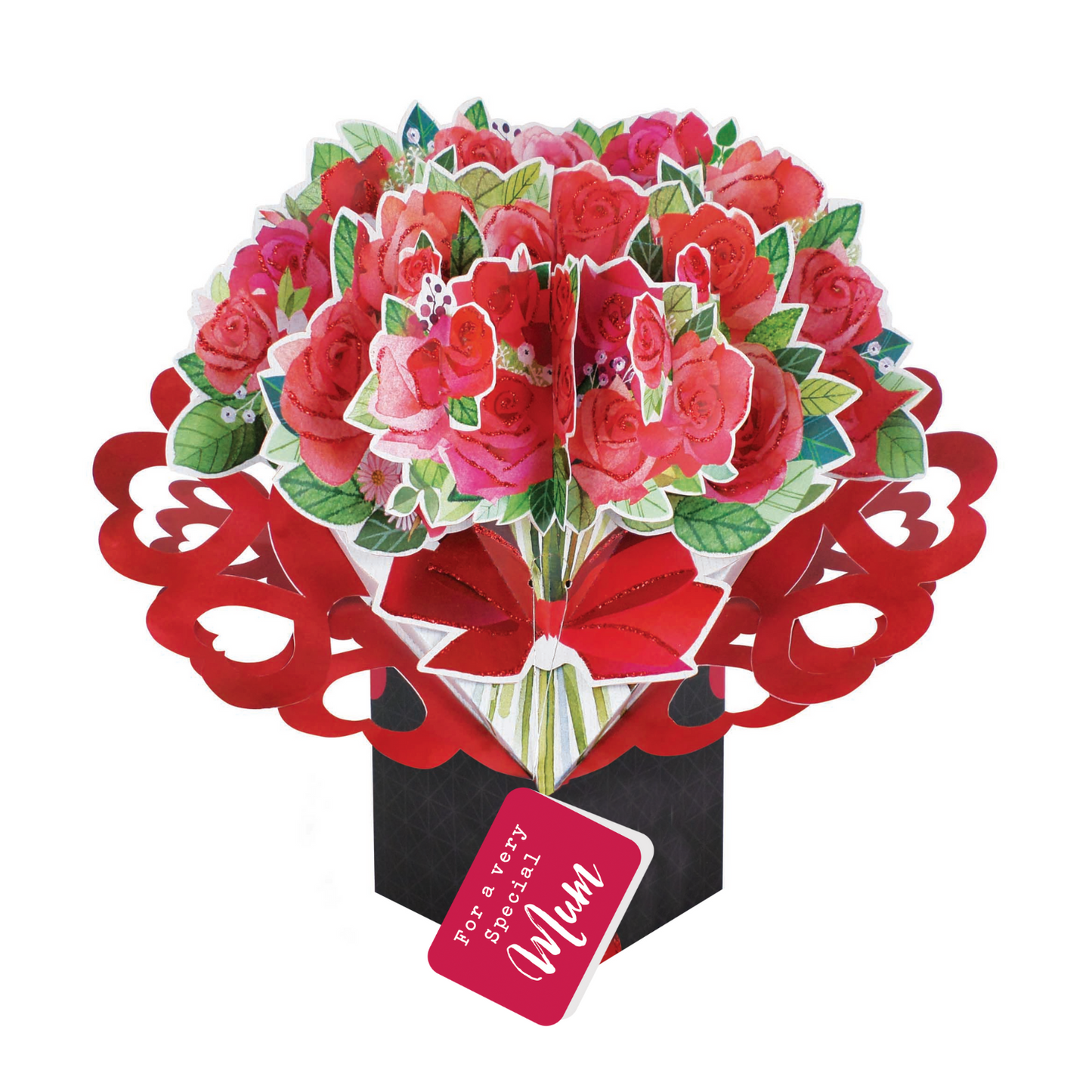 Pop Up Bouquet Of Roses Very Special Mum Pop Up Card