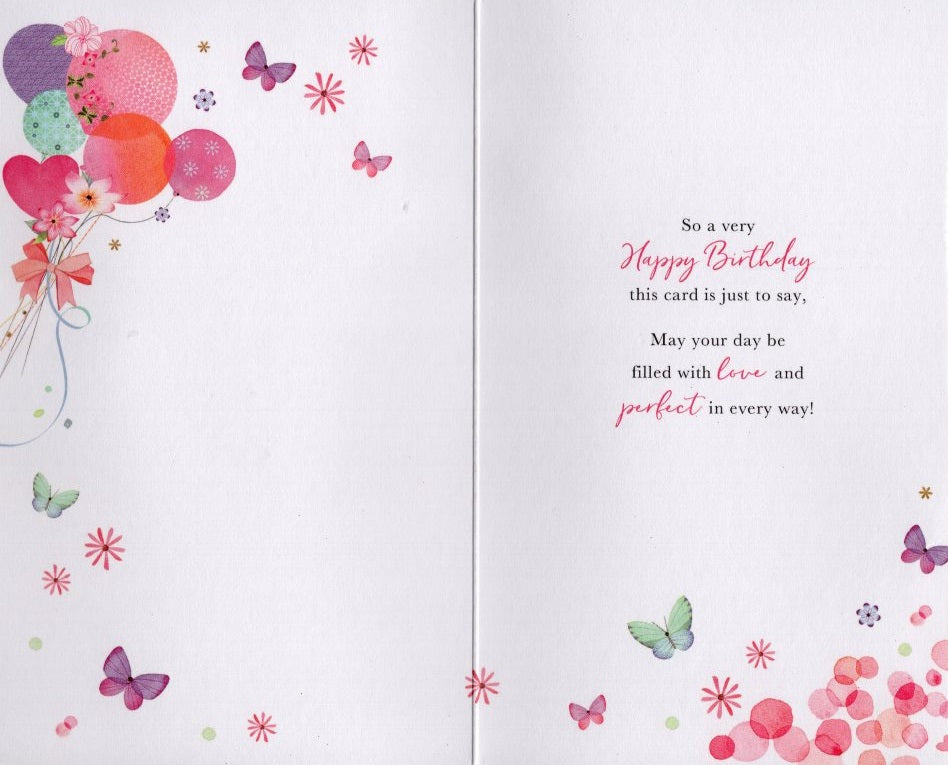 To A Special Sister Embellished Birthday Greeting Card