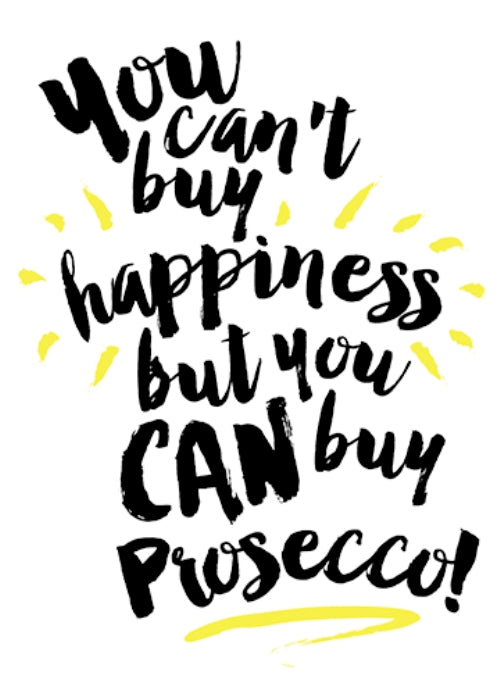 Buy Prosecco Funny Wine O'clock Birthday Greeting Card