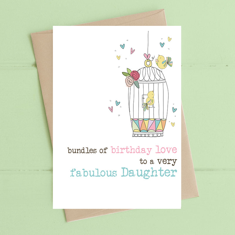 Fabulous Daughter Birthday Greeting Card