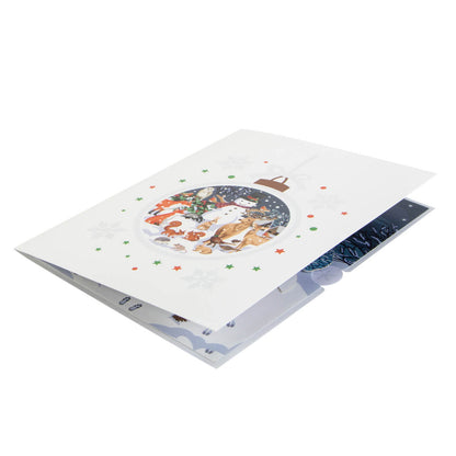 Winter Woodland Scene Pop Up Christmas Greeting Card