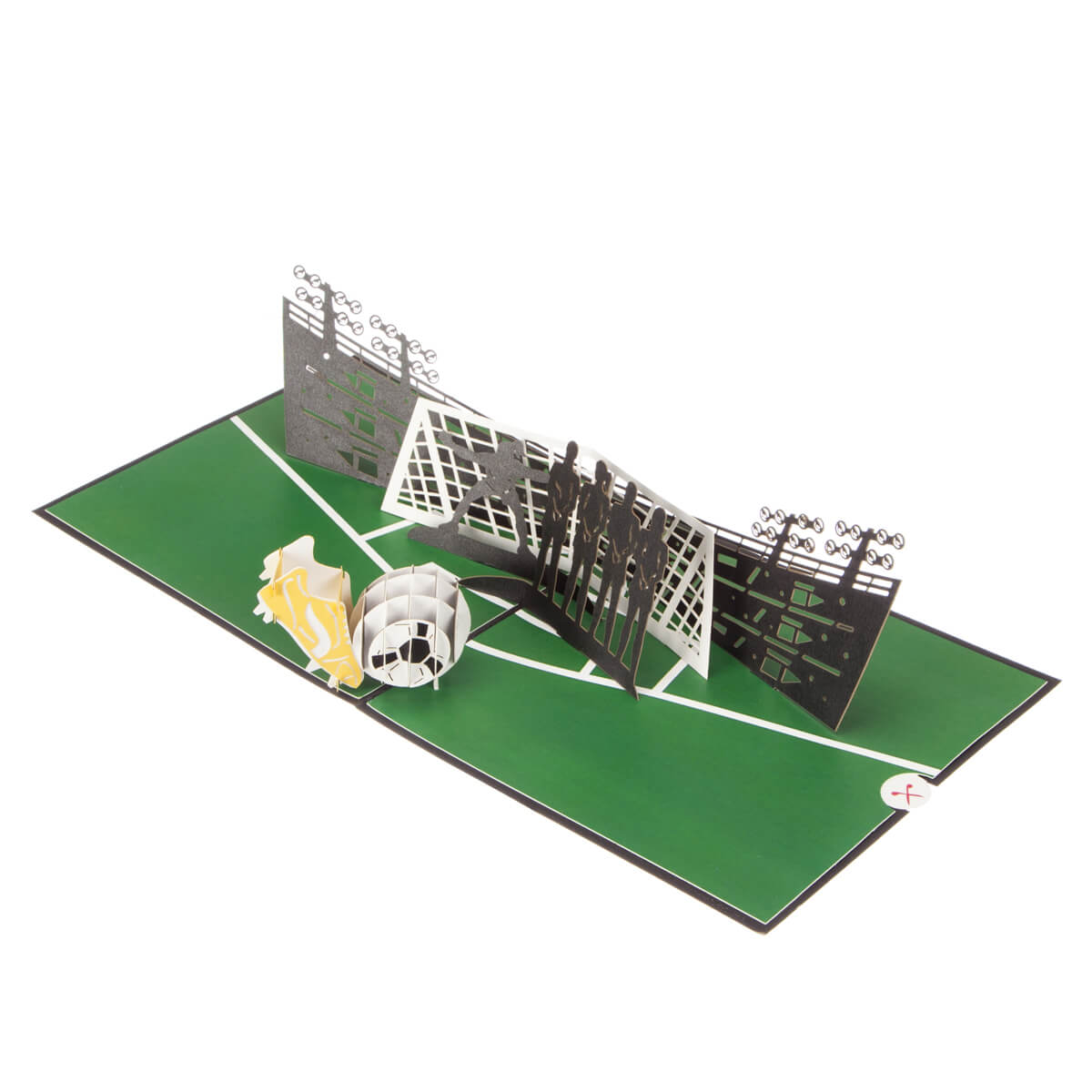 Women's Football Team Pop Up Greeting Card