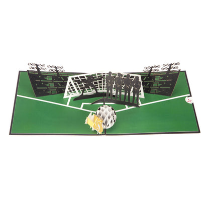 Women's Football Team Pop Up Greeting Card