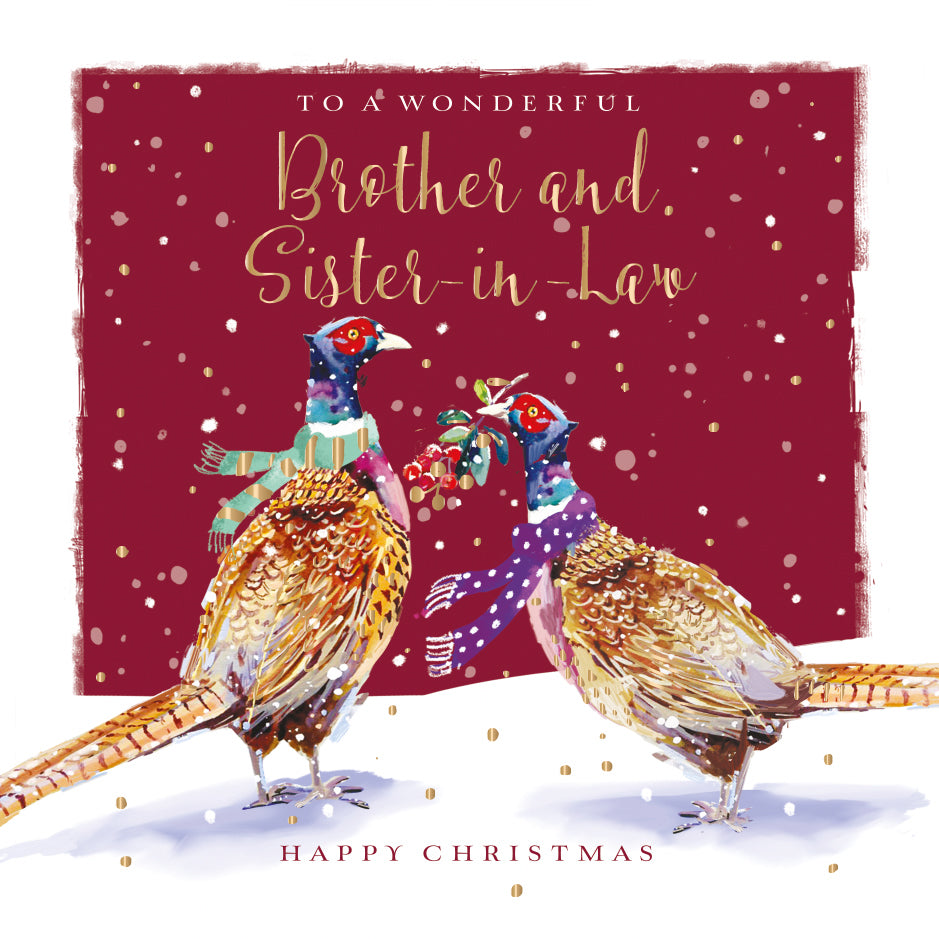 Brother & Sister-In-Law Christmas Greeting Card