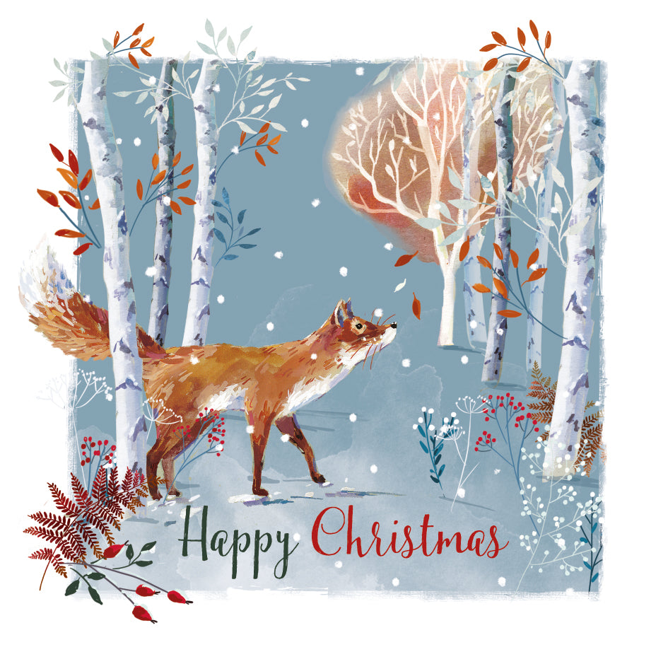 Christmas In The Woods Christmas Greeting Card