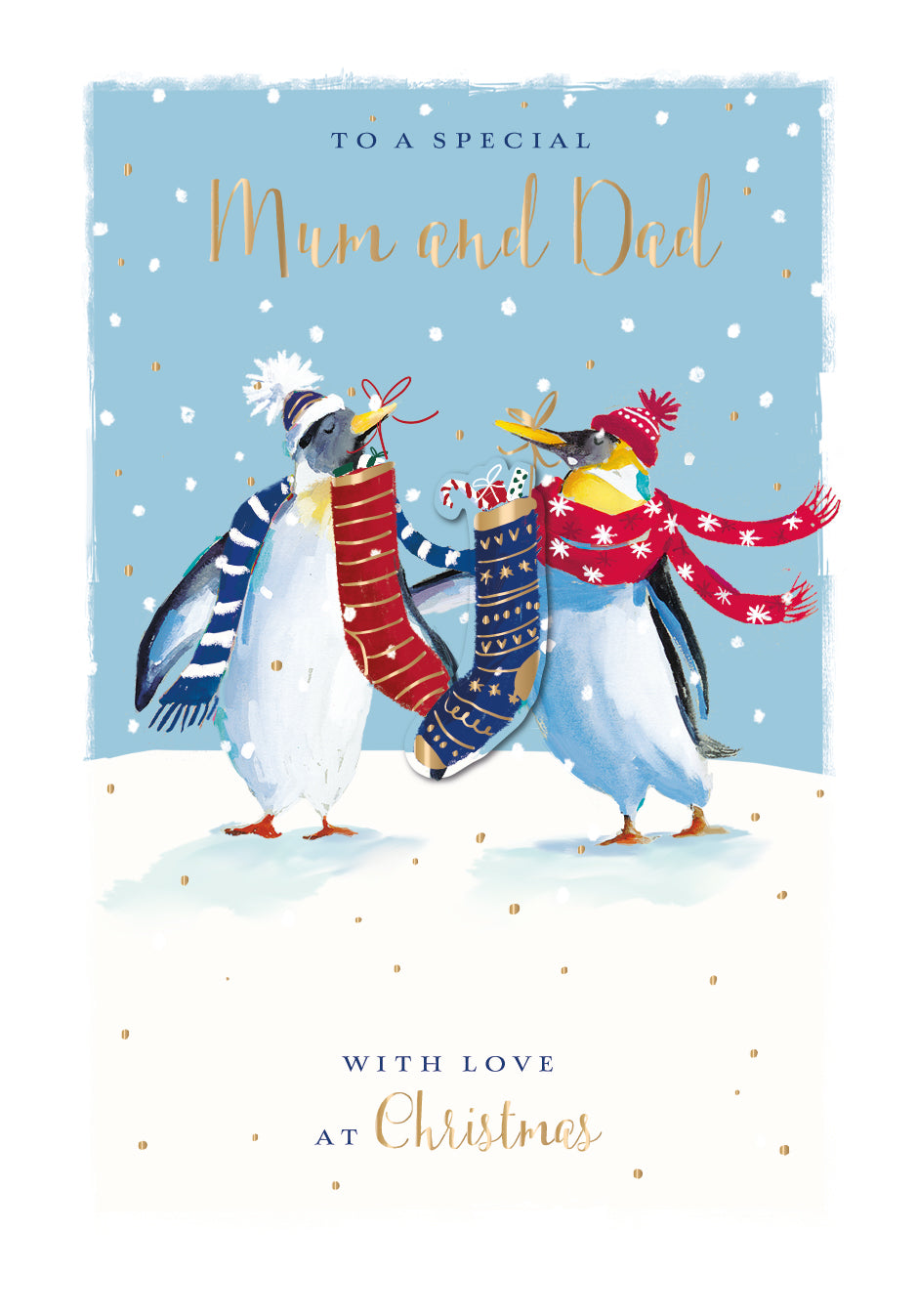 To A Special Mum & Dad Christmas Greeting Card