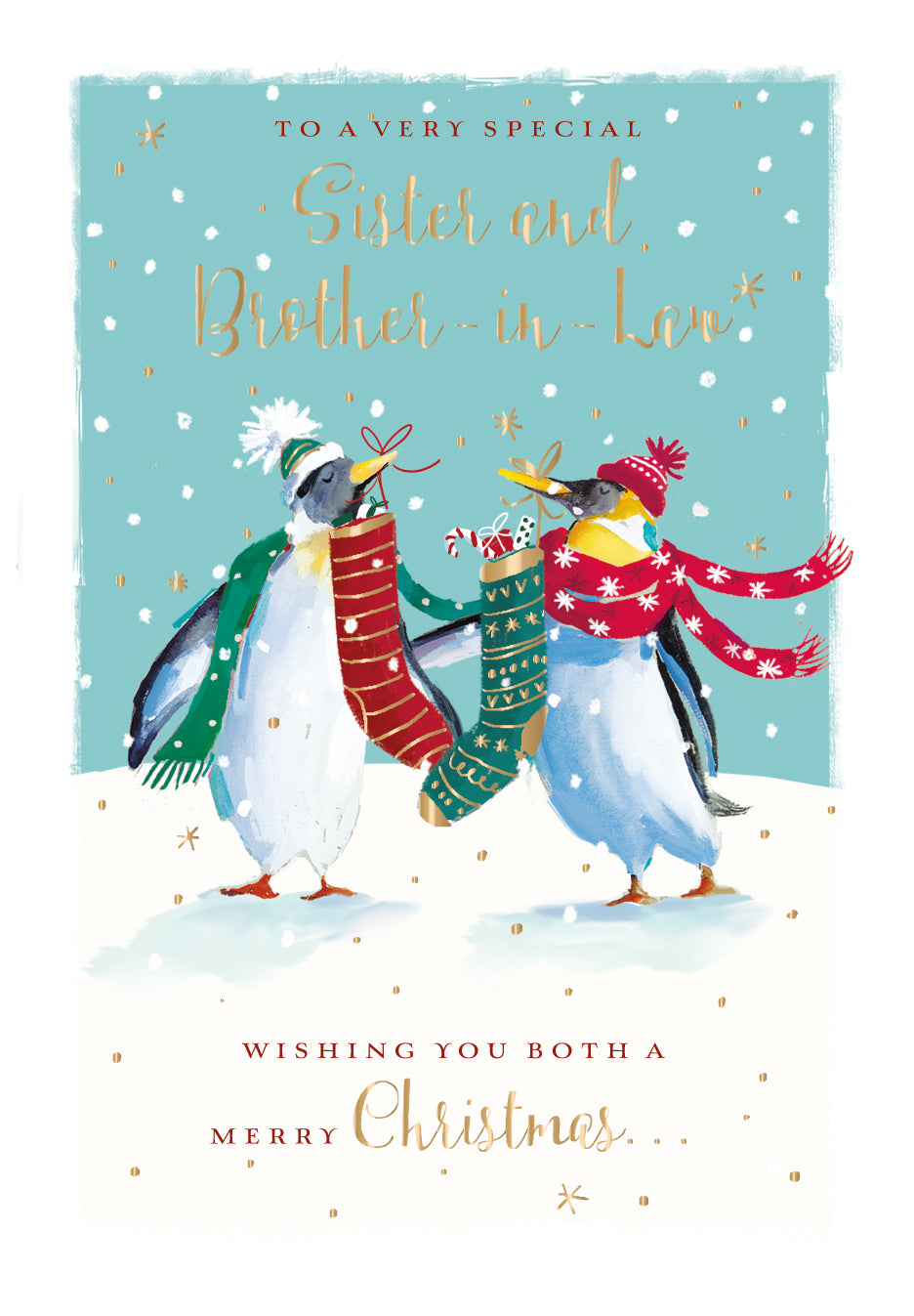 Sister & Brother-In-Law Christmas Greeting Card