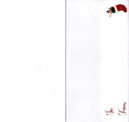 Christmas Gift Card Gift For You Santa's Elves Money Wallet Gift Card