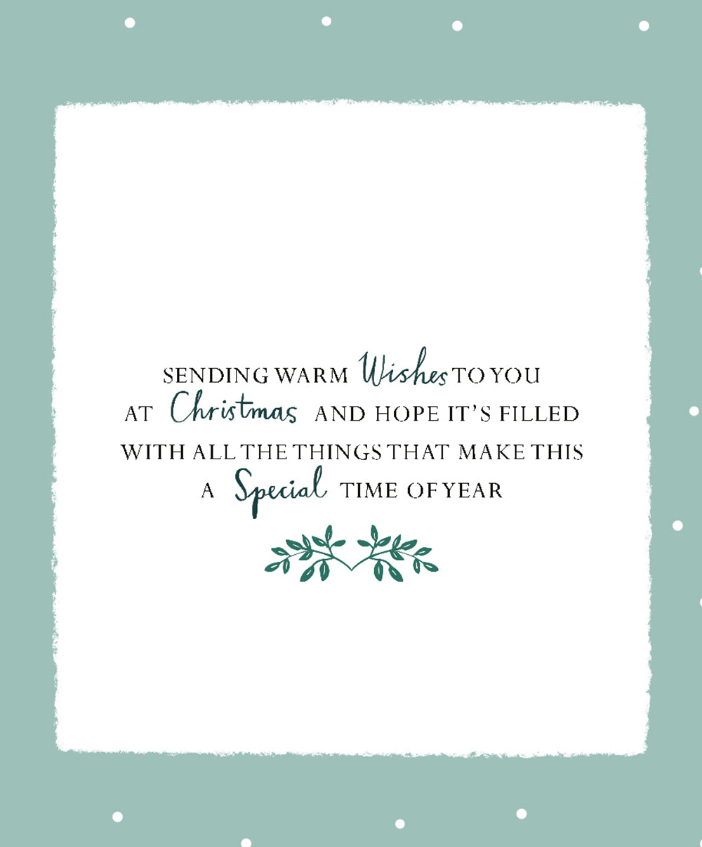 Someone Special Gold Foiled Festive Stag Christmas Card