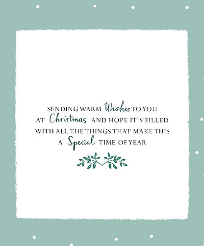 Someone Special Gold Foiled Festive Stag Christmas Card