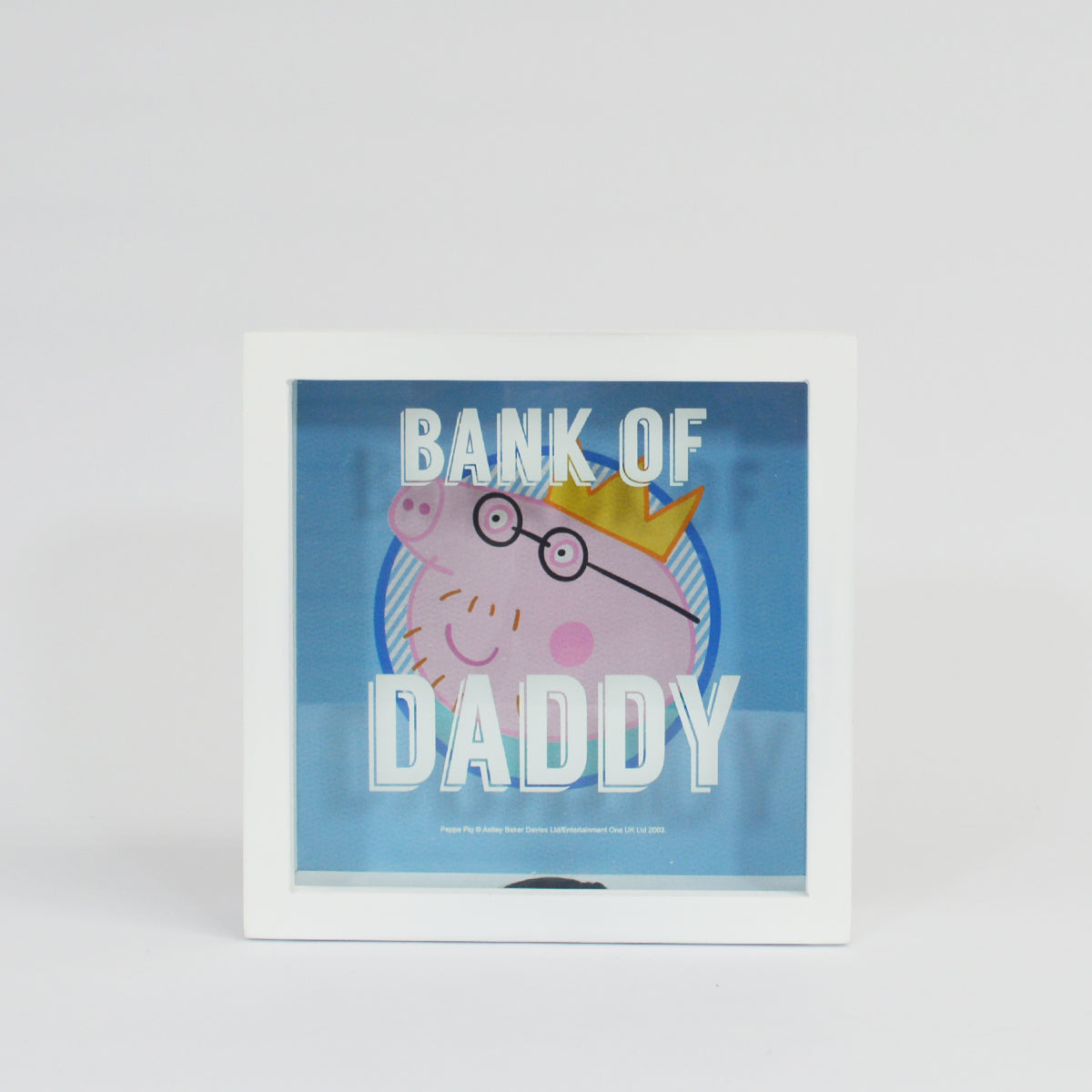 Peppa Pig Bank Of Daddy Pig Wooden Money Box Children's Gift
