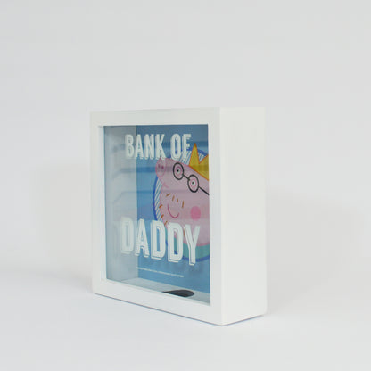Peppa Pig Bank Of Daddy Pig Wooden Money Box Children's Gift