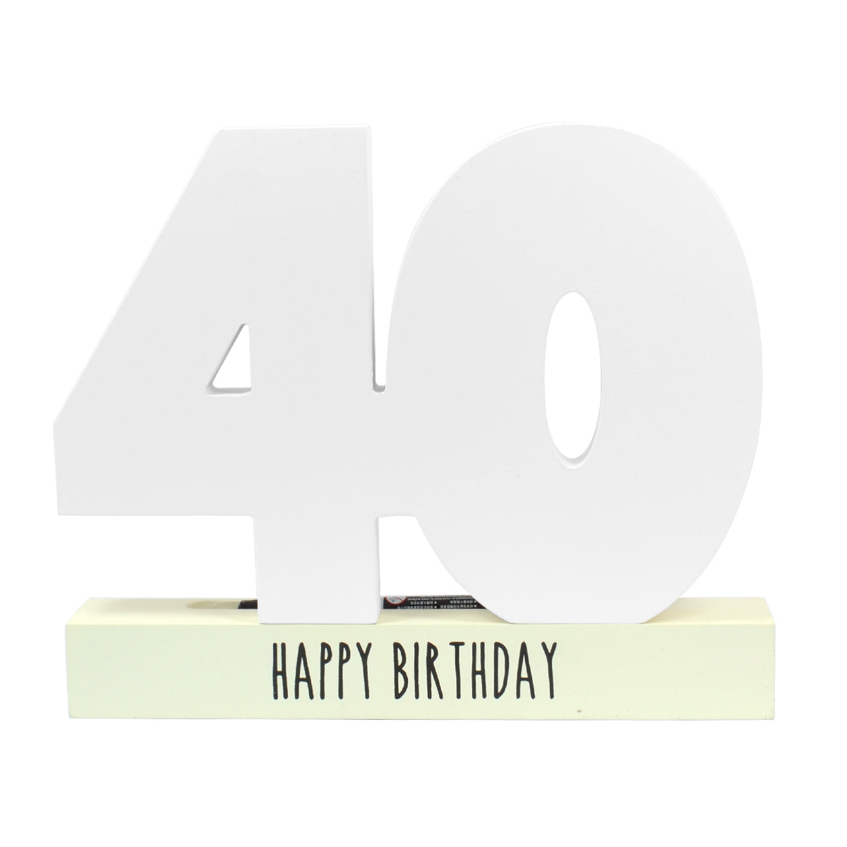 Age 40 Signature Block 40th Birthday Pen Included
