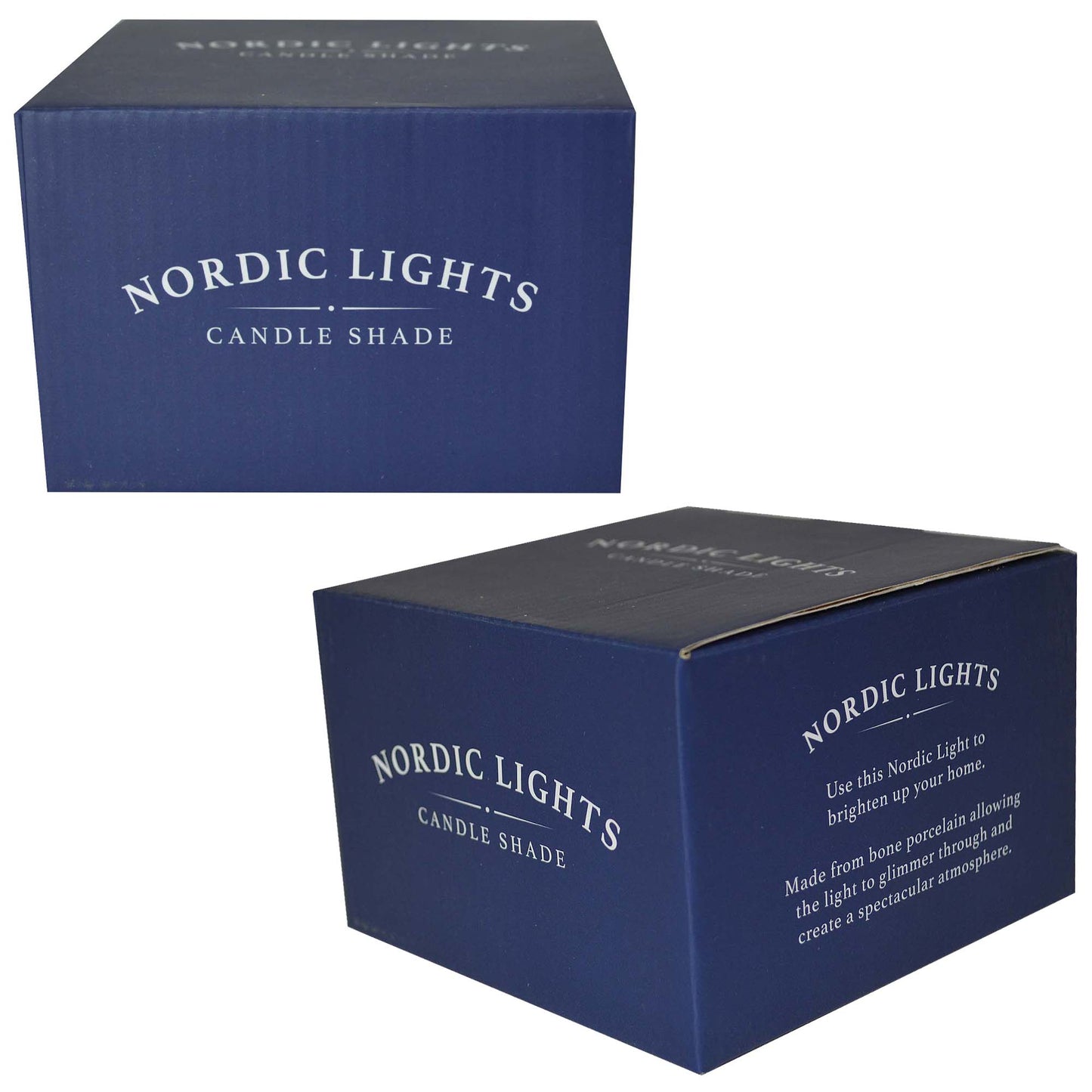 Nordic Lights Dandelions Bone Porcelain Candle Shade