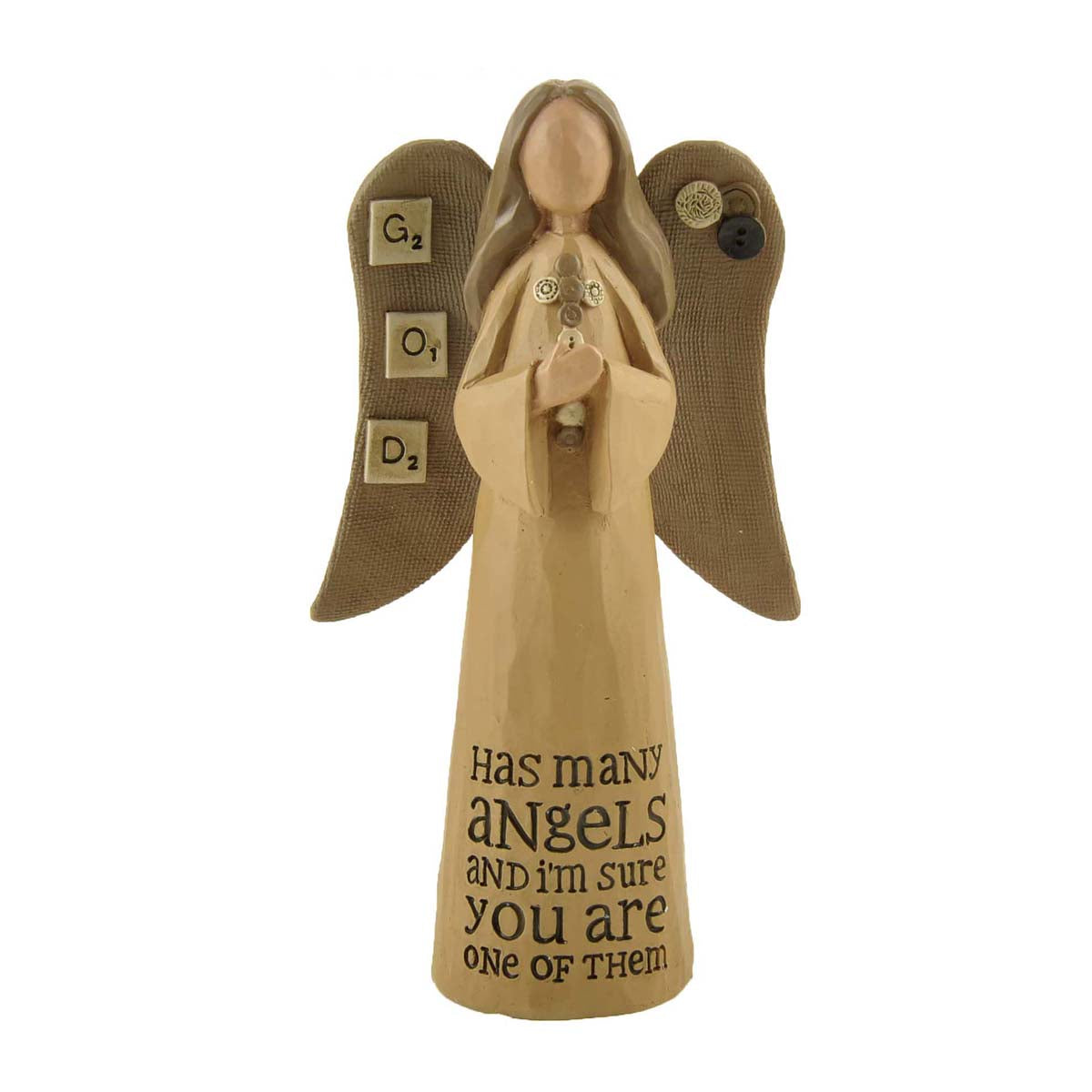 I'm Sure You Are An Angel Feather & Grace Angel Figurine