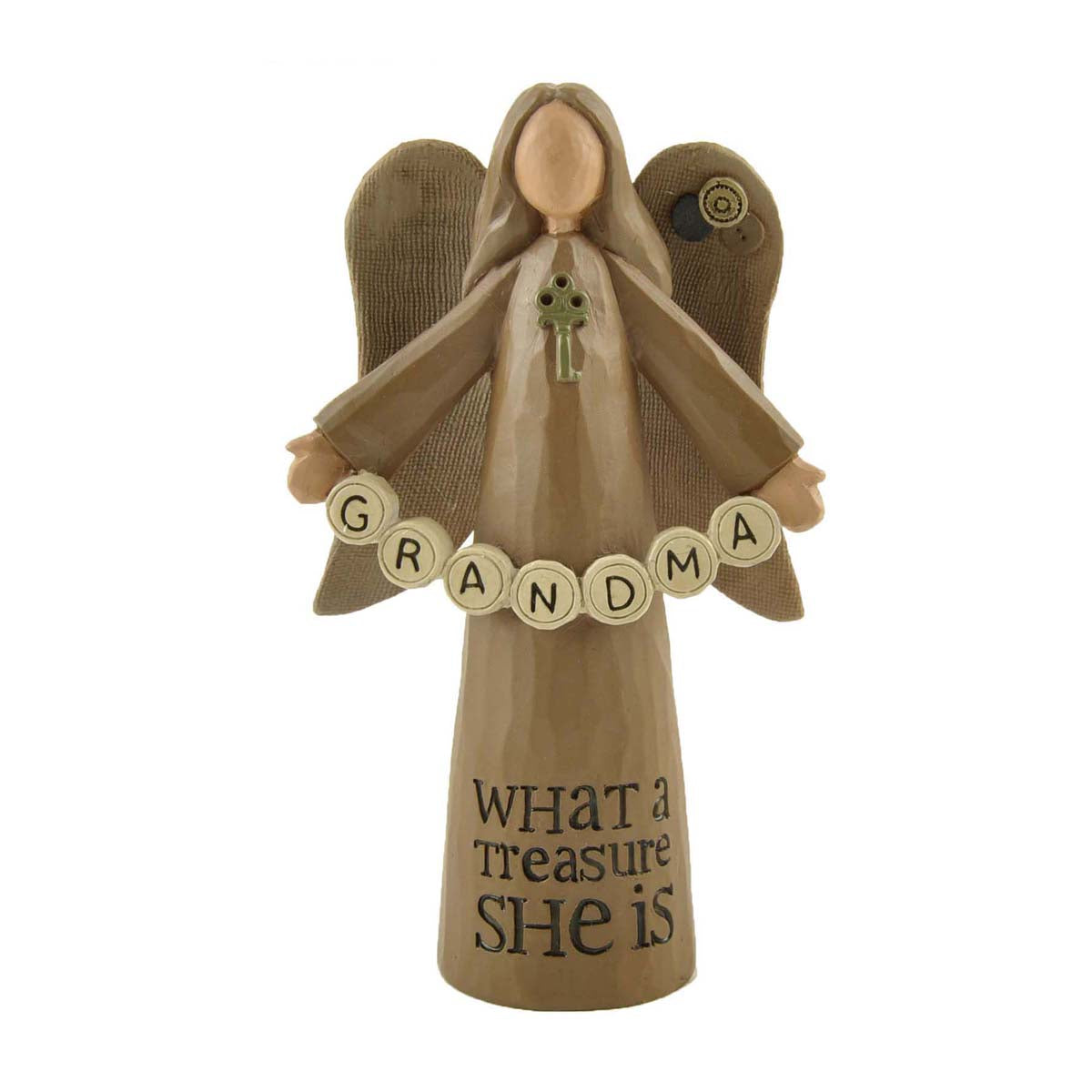 Grandma What A Treasure Feather & Grace Angel Figurine