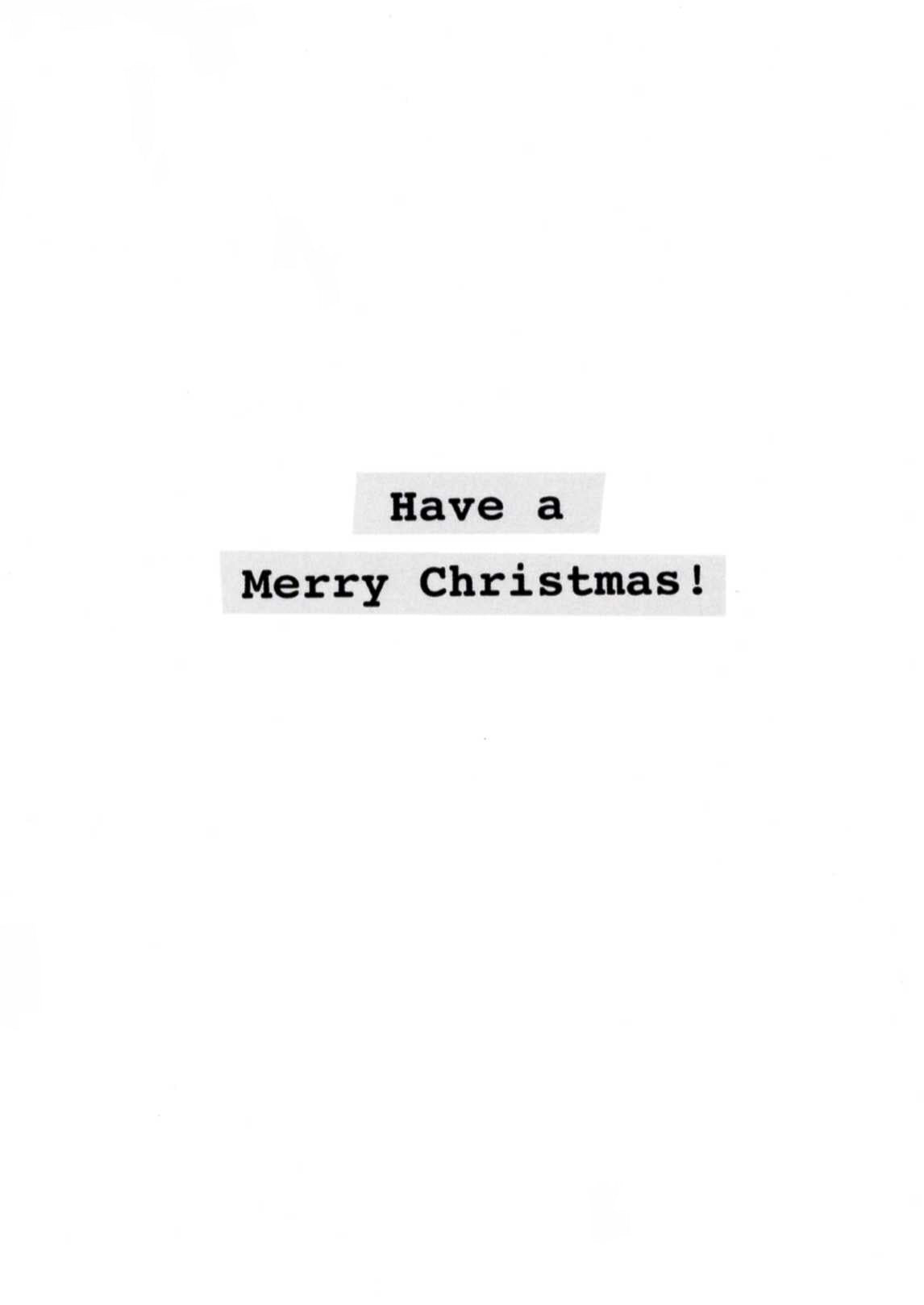 Smiling Because You're My Friend Funny Christmas Card