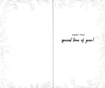 Brother Festive Tipple Embellished Christmas Card Hand-Finished