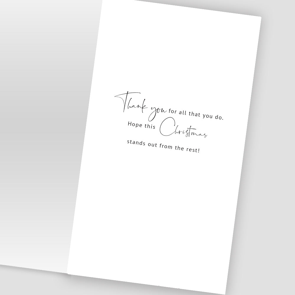 To A Great Dad Stag Embellished Christmas Card Hand-Finished