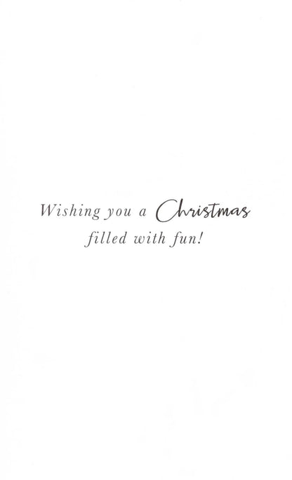 Lovely Daughter Love & Hugs Embellished Christmas Card