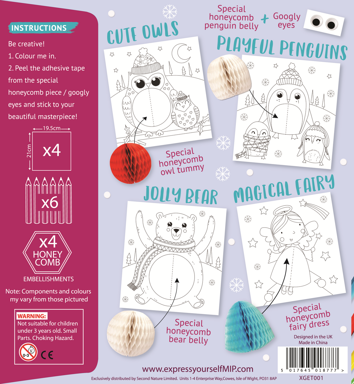 Magical Christmas Get Set Make Activity Pack Colouring In Set