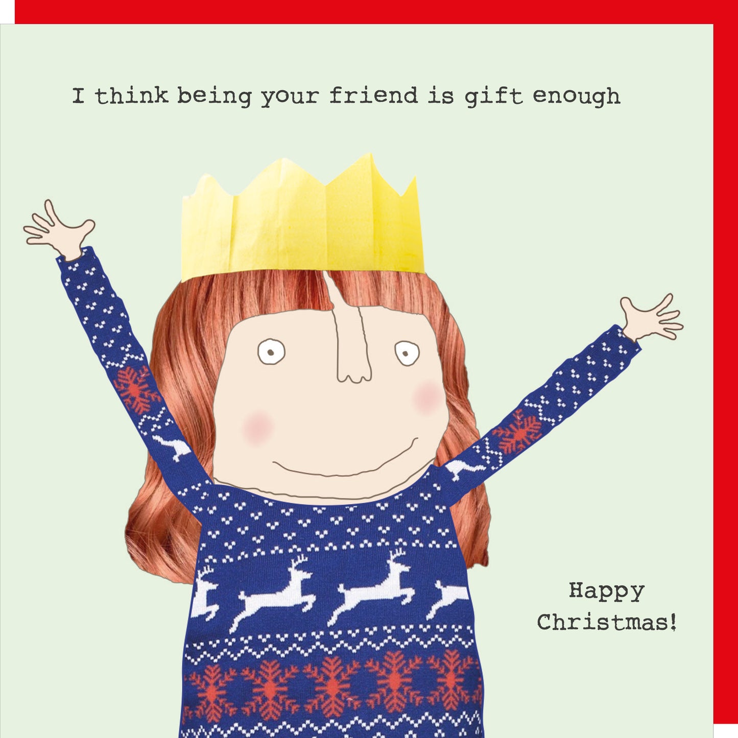 Rosie Made A Thing Gift Enough Christmas Card Greeting Card