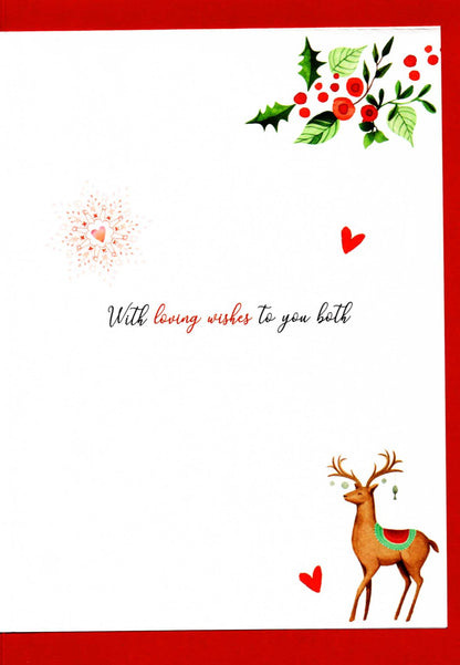 Brother & Sister-In-Law Embellished Magnifique Christmas Card