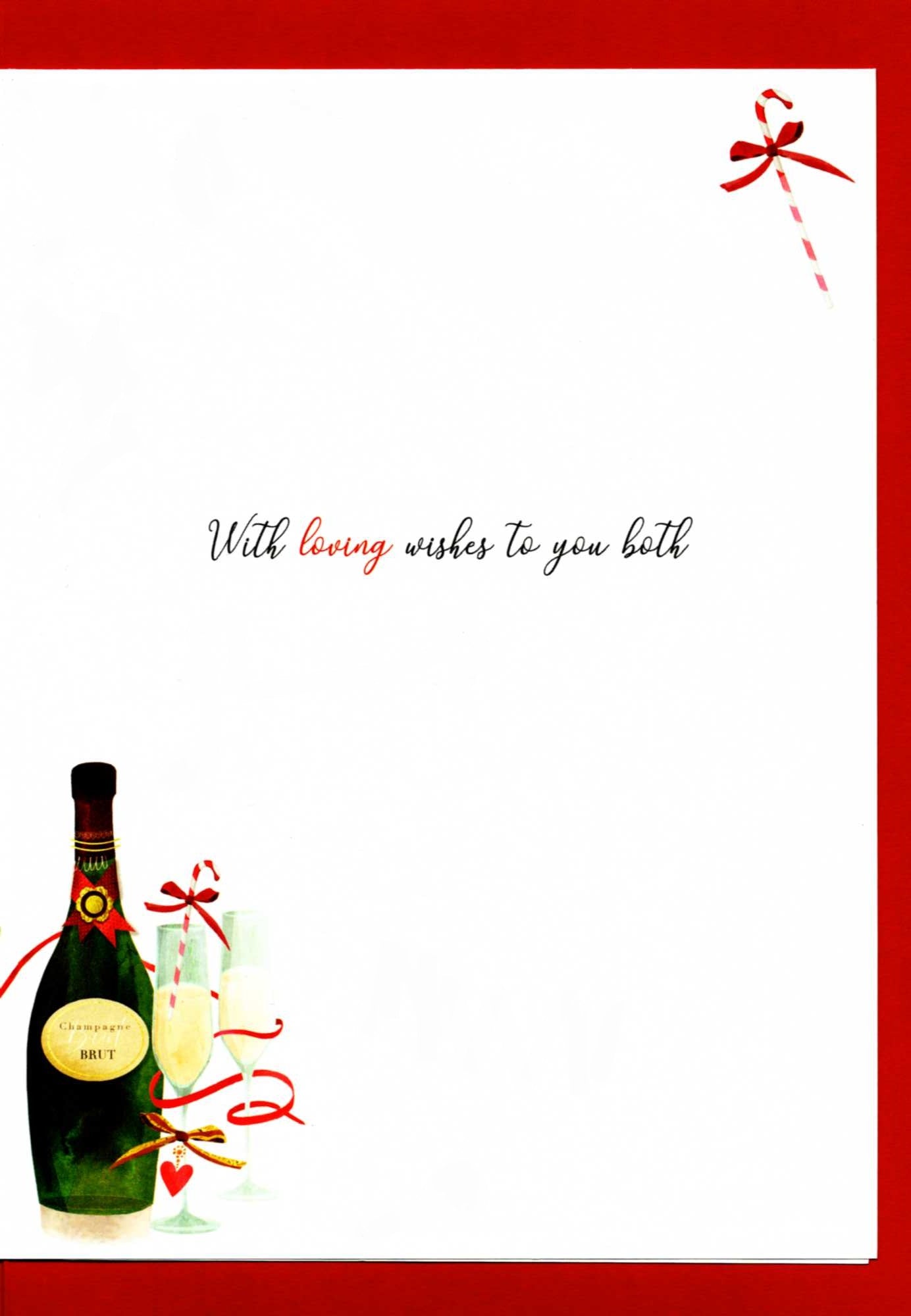 Son & Daughter-In-Law Embellished Magnifique Christmas Card