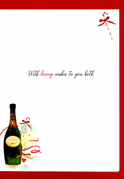 Son & Daughter-In-Law Embellished Magnifique Christmas Card