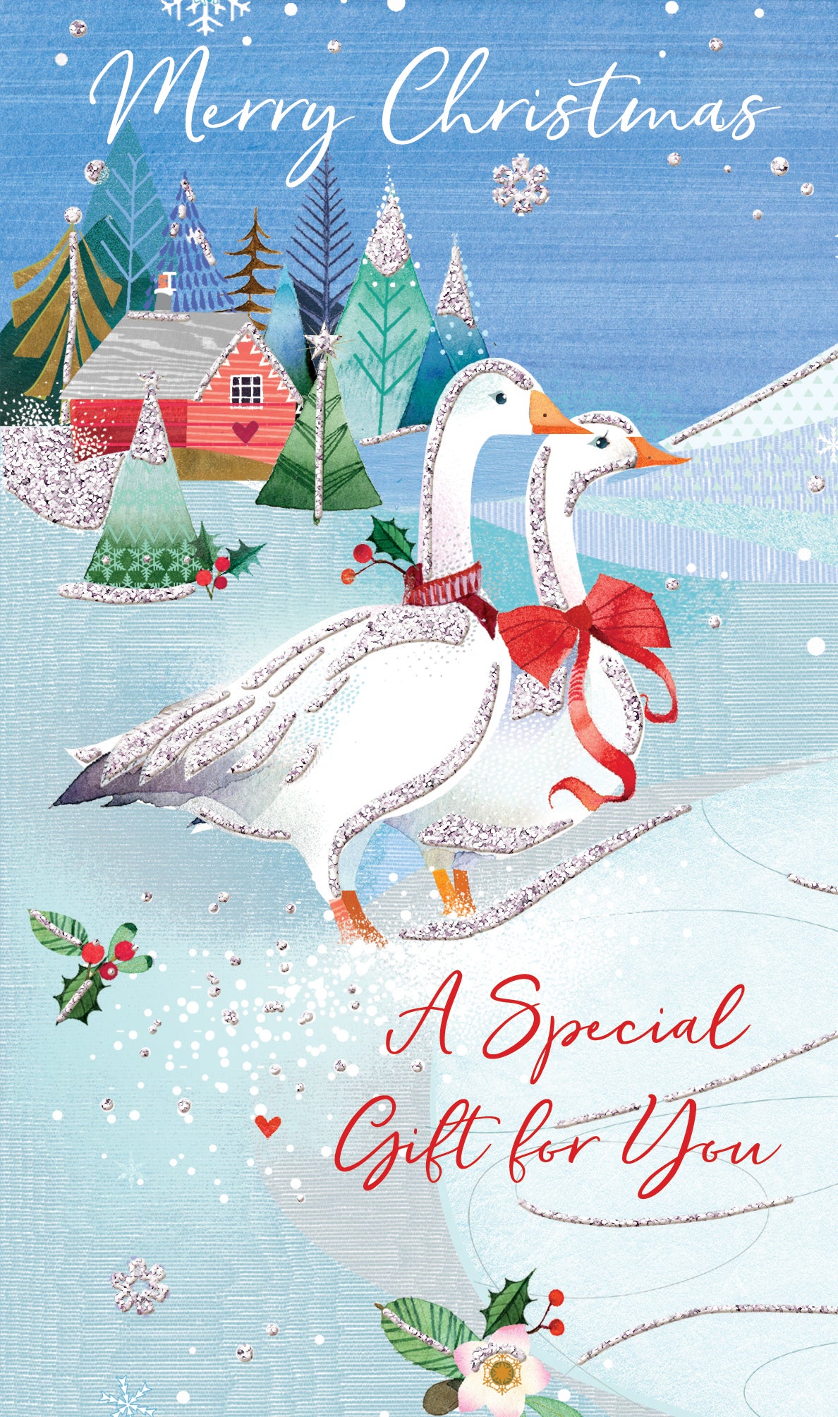Glittery Goose Special Gift Christmas Money Wallet Gift Card