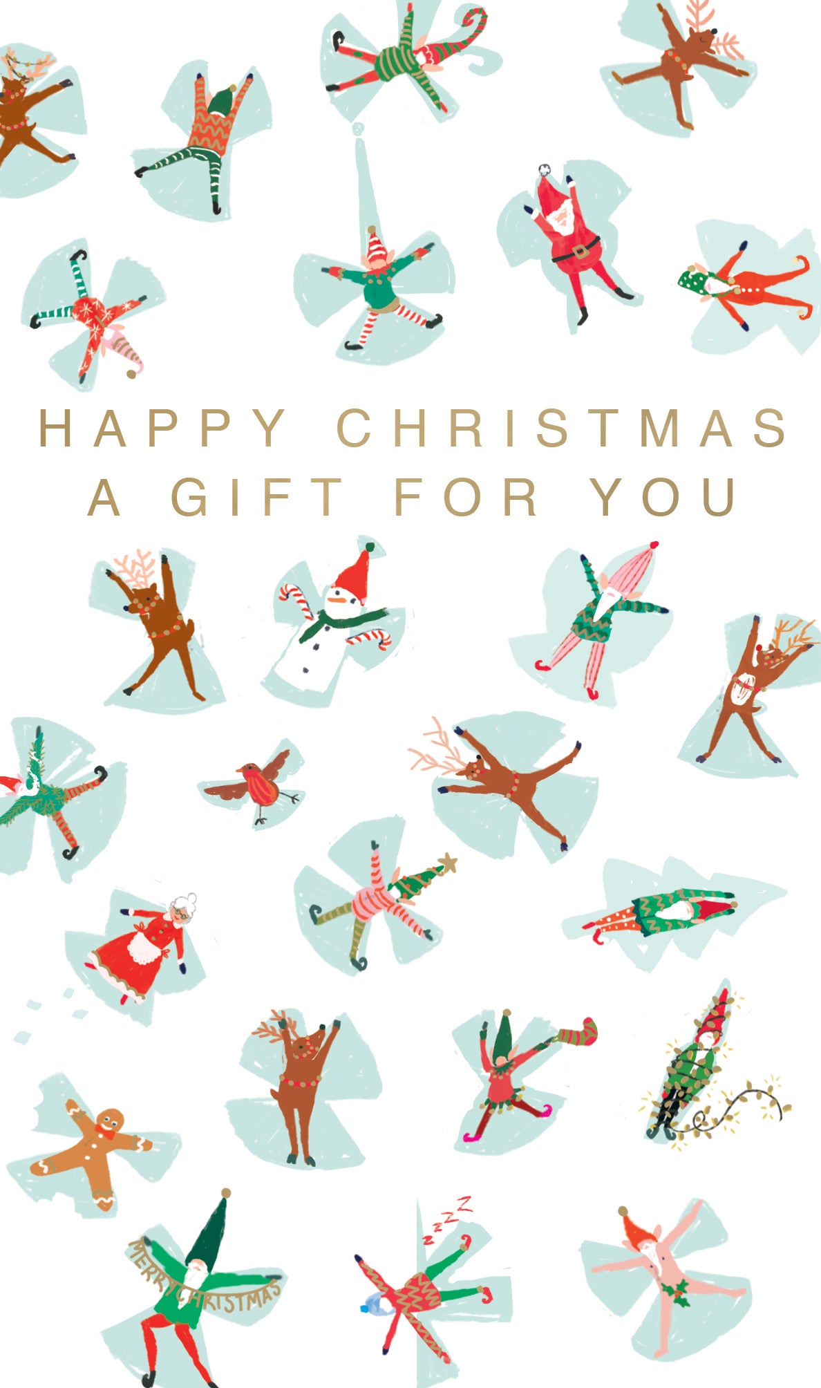 A Gift For You Happy Christmas Money Wallet Gift Card