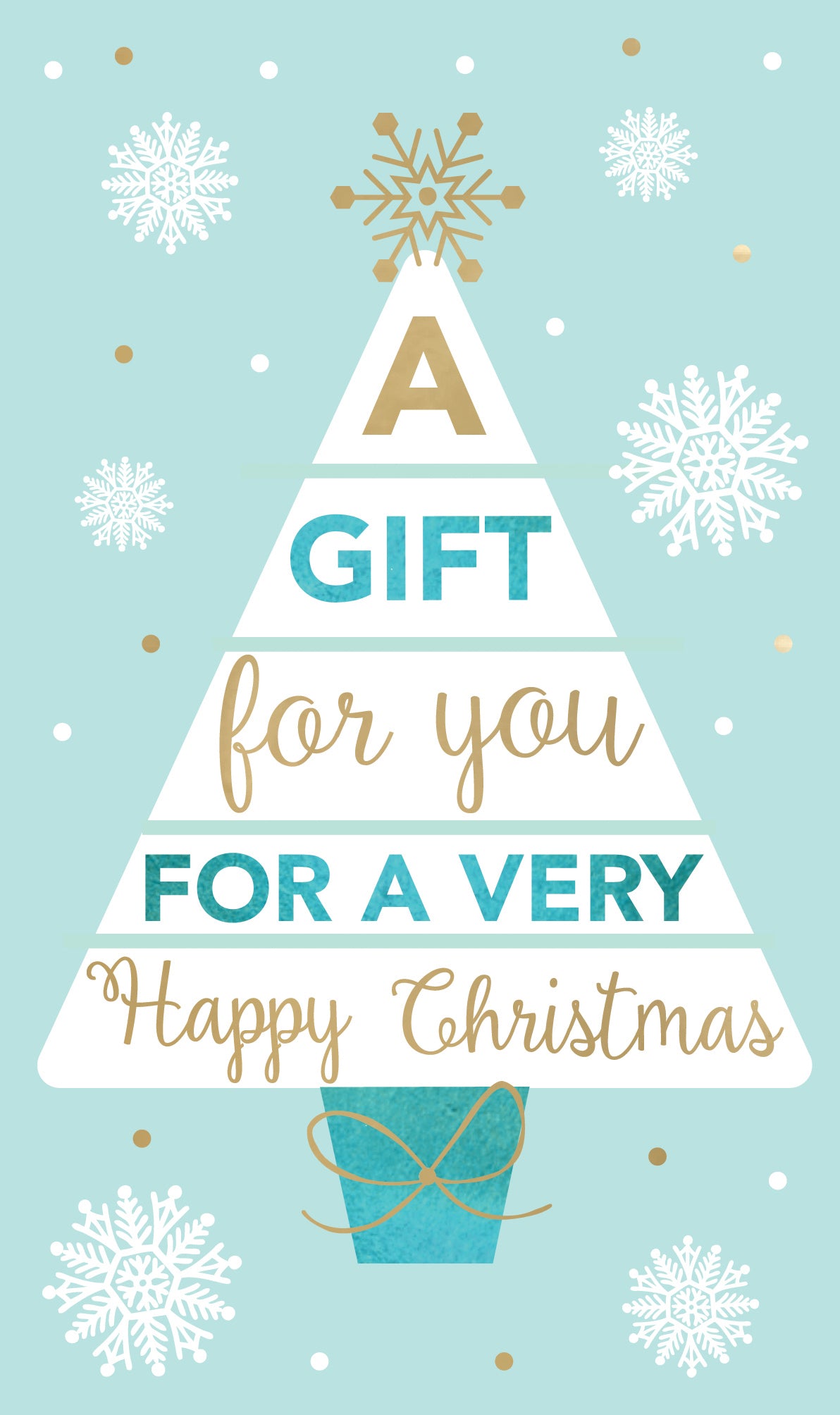 A Gift For You Very Happy Christmas Money Wallet Gift Card