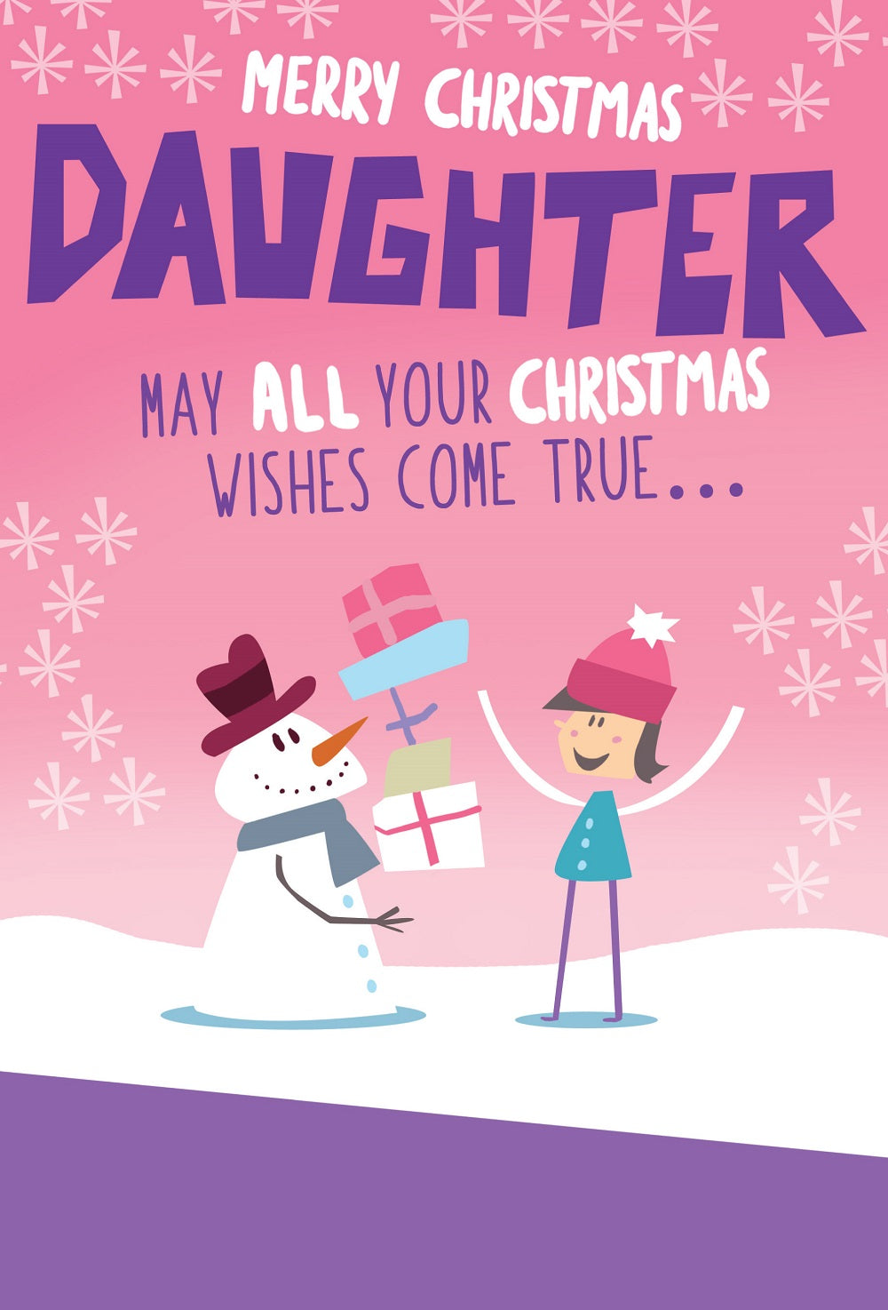 Merry Christmas Daughter Funny Christmas Card